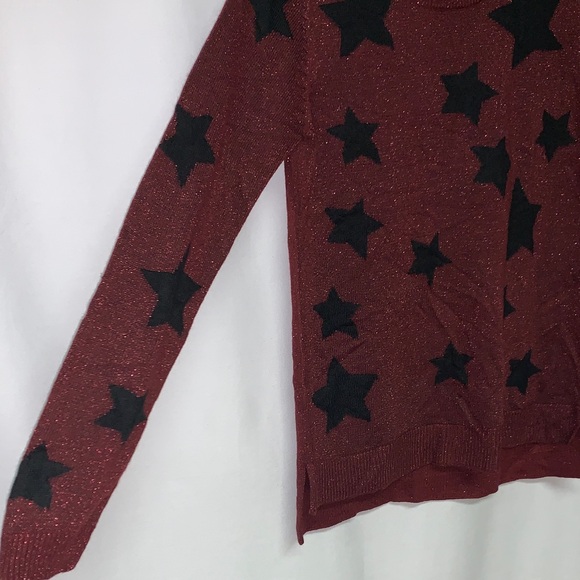Burgundy Star Sweater - Picture 5 of 11